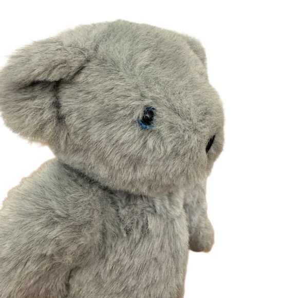 Vermont Teddy Bear Company Jointed Gray 16" with Blue Signature Eyes Gray Suit - Picture 5 of 16
